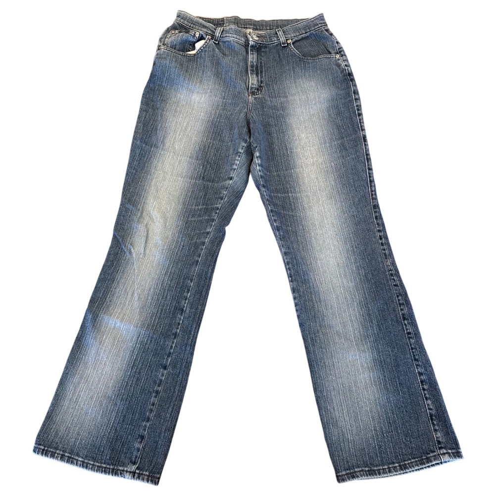 Blu Jeans Gloria Vanderbilt Womens Medium Wash Straight Leg Denim Pants SKU 0479
